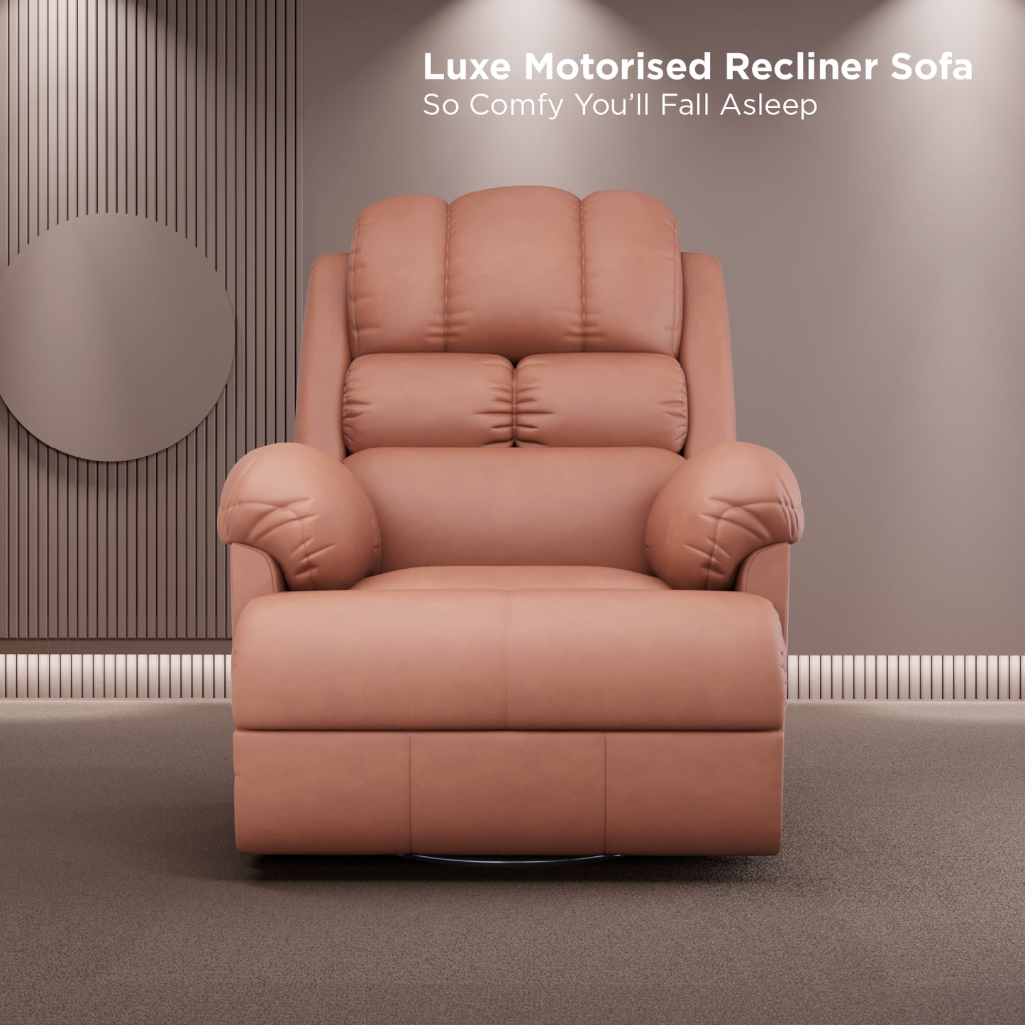 The Sleep Company Luxe Motorised Recliner Sofa