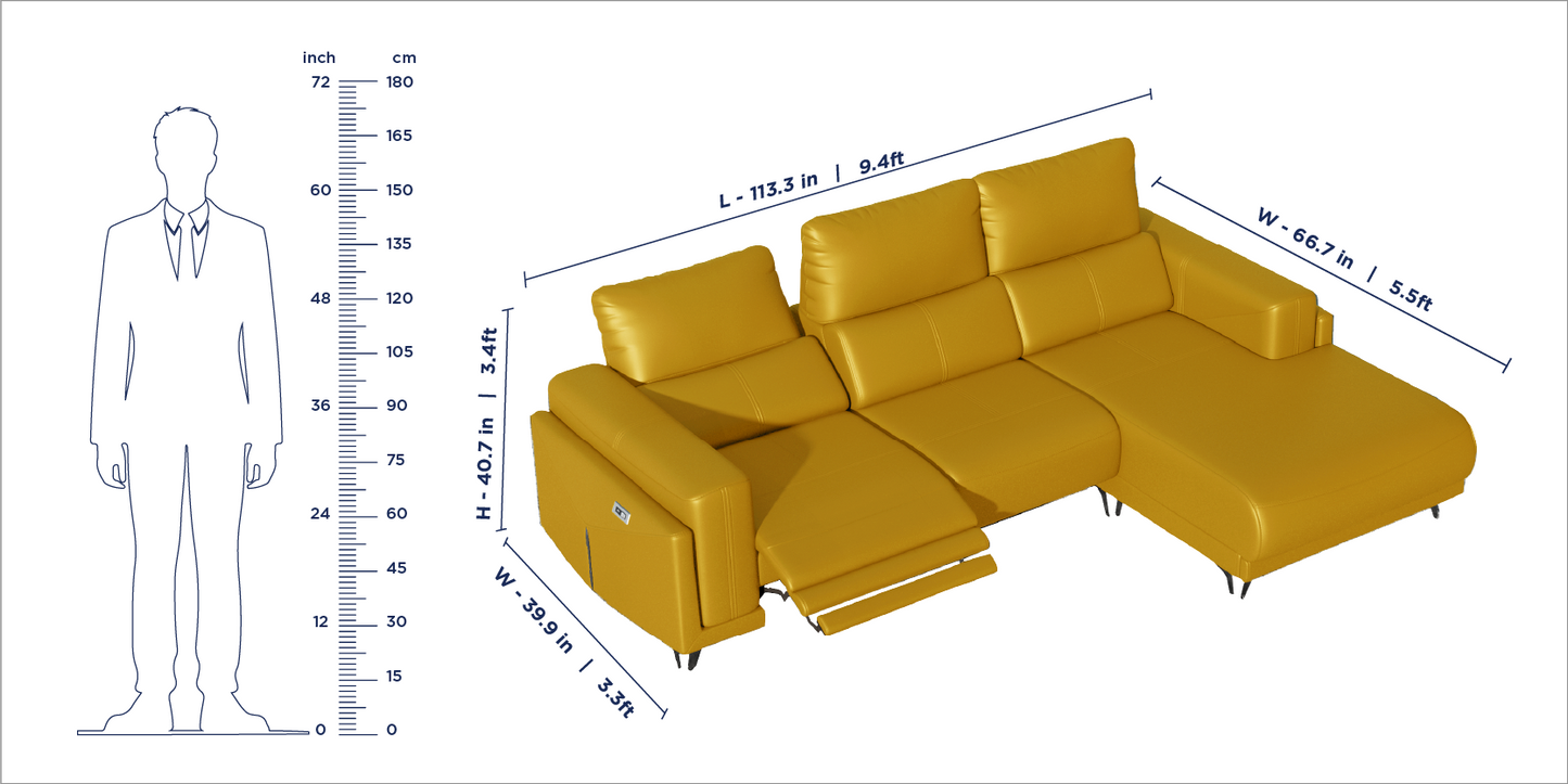 Emperia Recliner Sofa