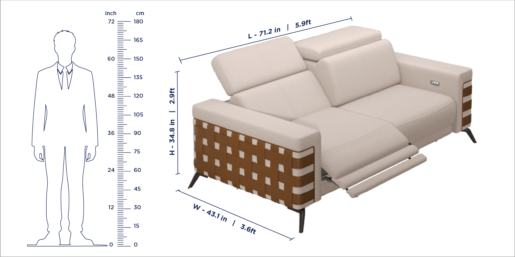 Manila Recliner Sofa