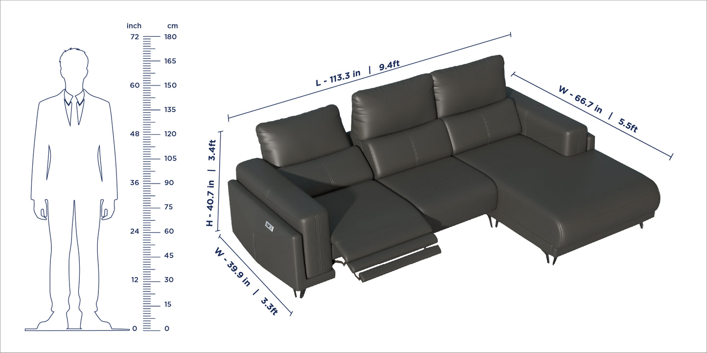 Emperia Recliner Sofa