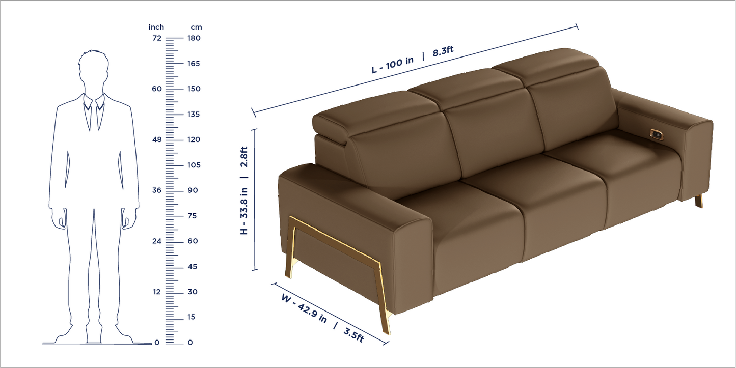Seattle Recliner Sofa