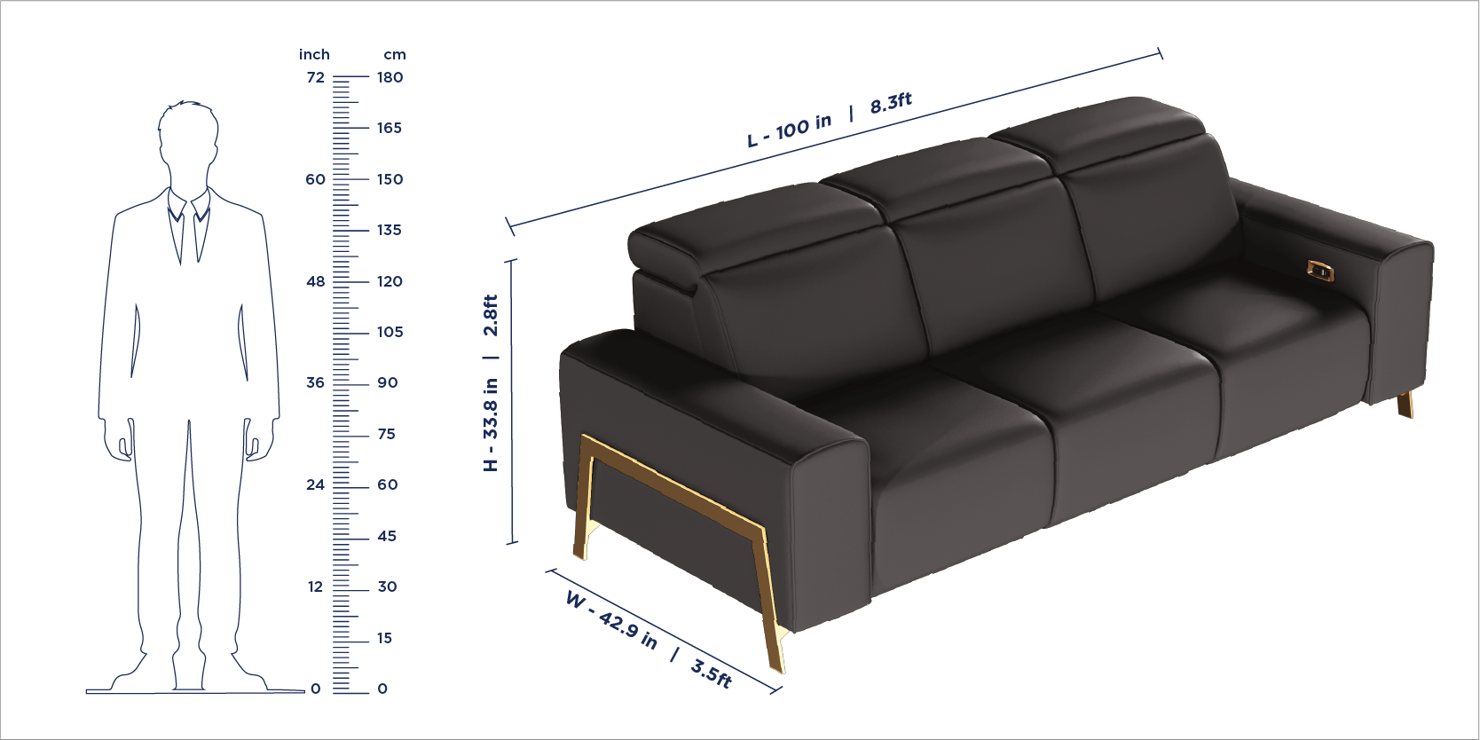 Seattle Recliner Sofa