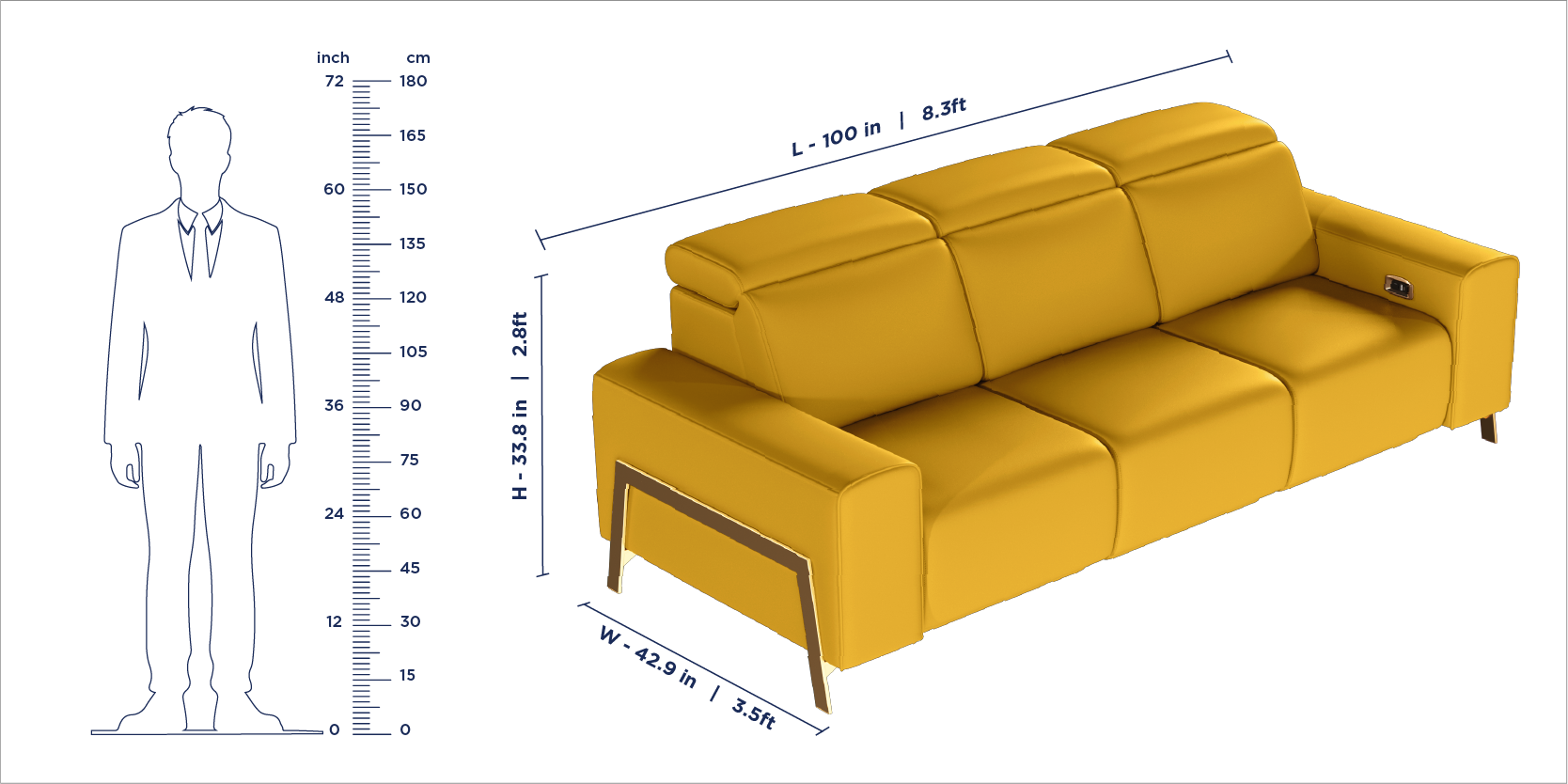 Seattle Recliner Sofa