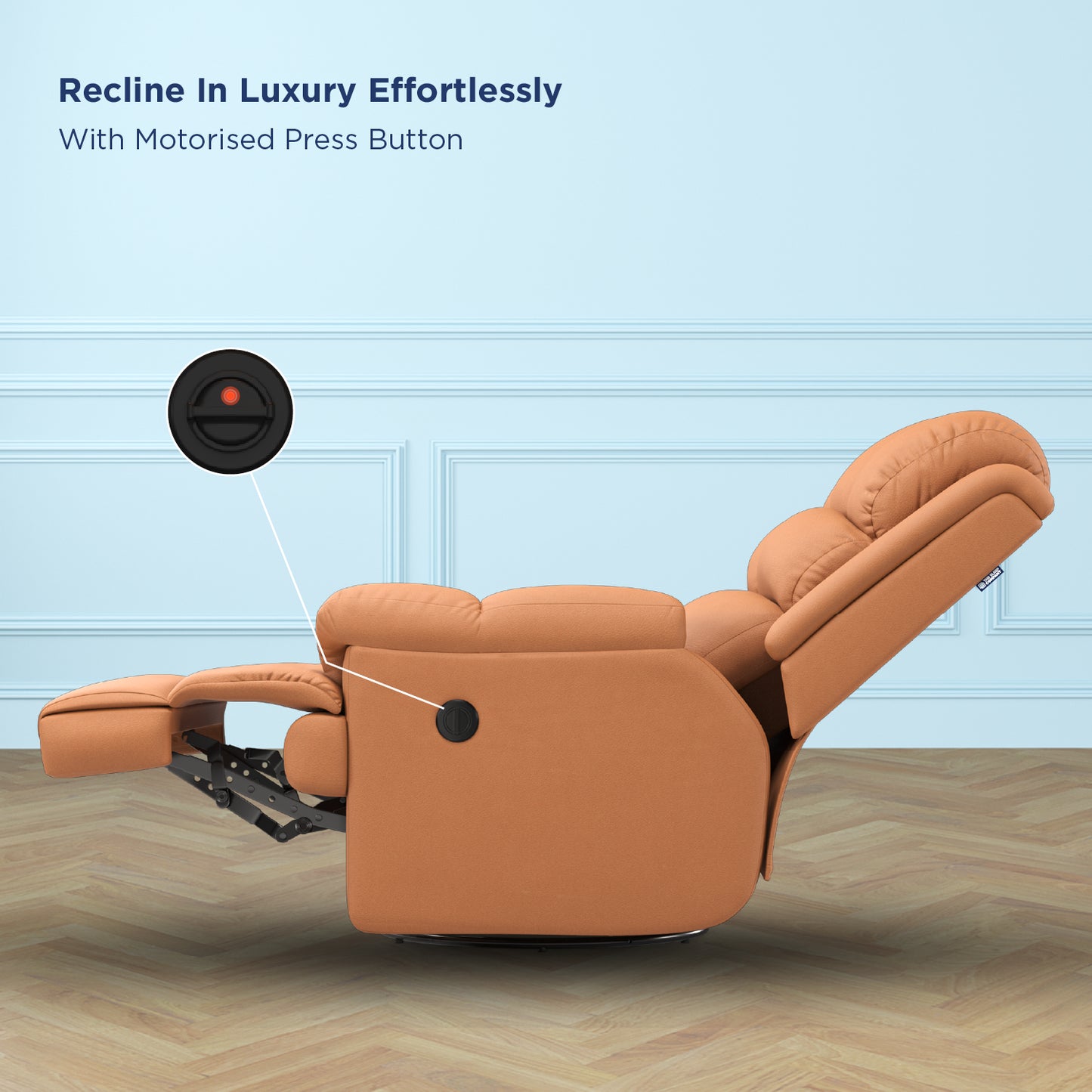 The Sleep Company Luxe Motorised Recliner Sofa