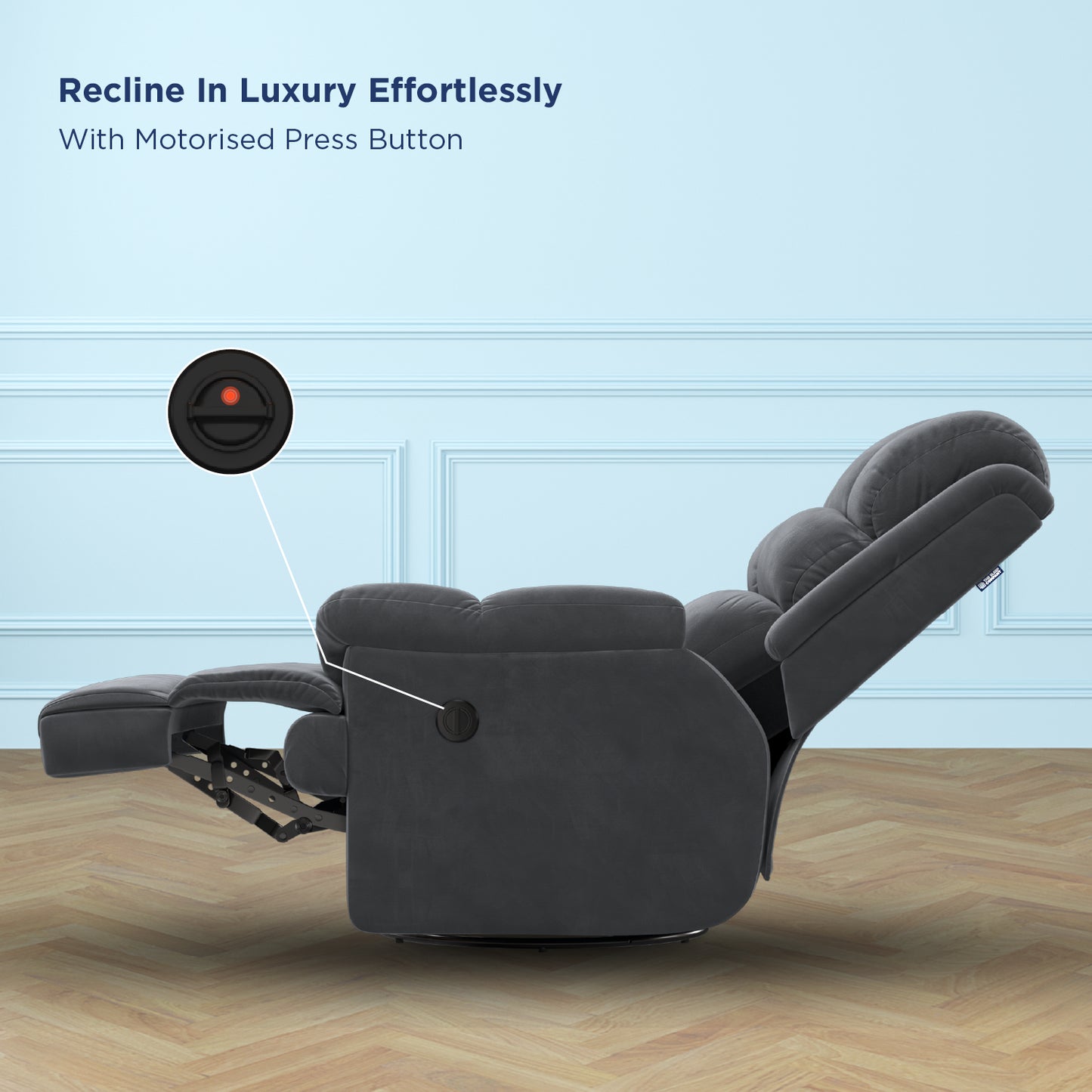 The Sleep Company Luxe Motorised Recliner Sofa