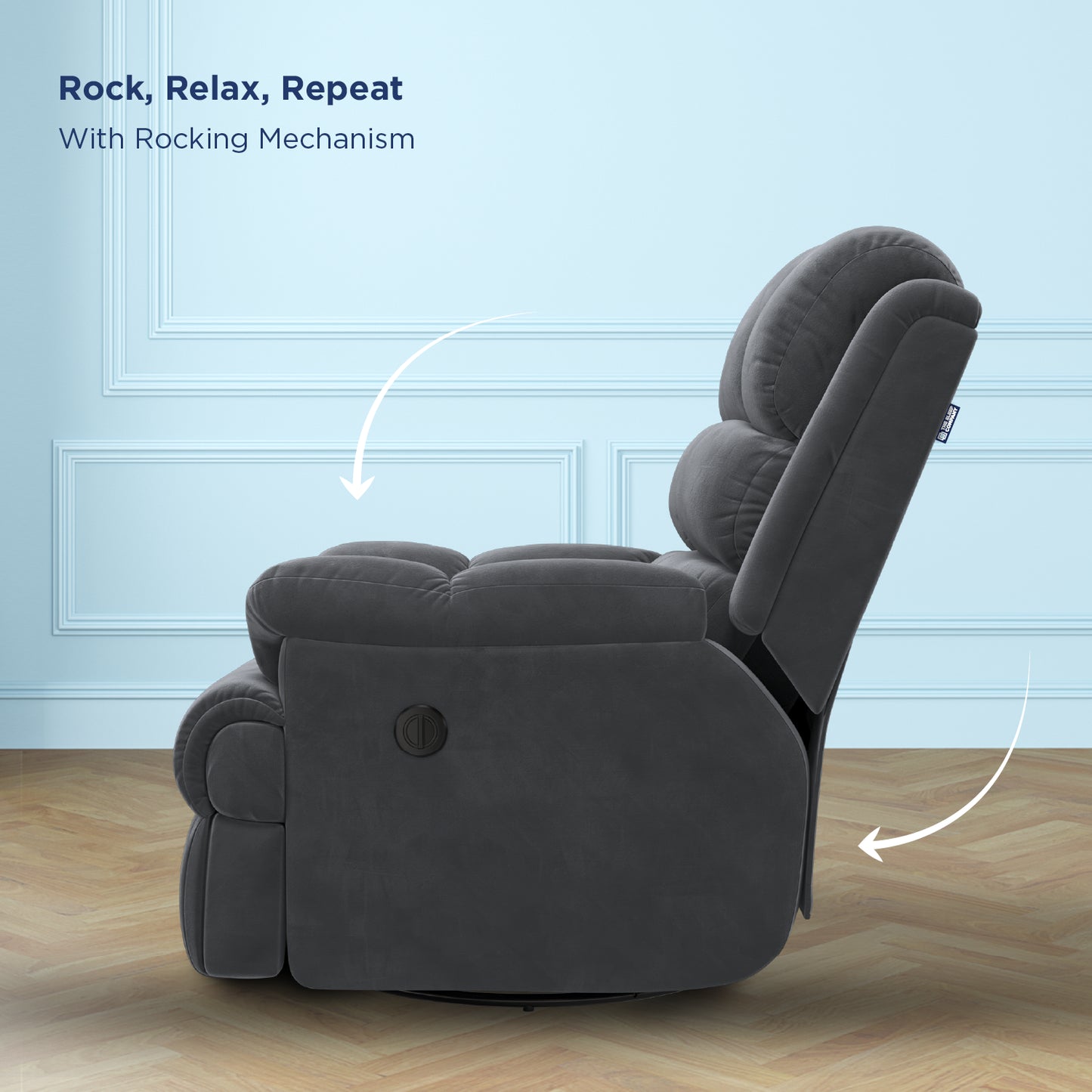 The Sleep Company Luxe Motorised Recliner Sofa