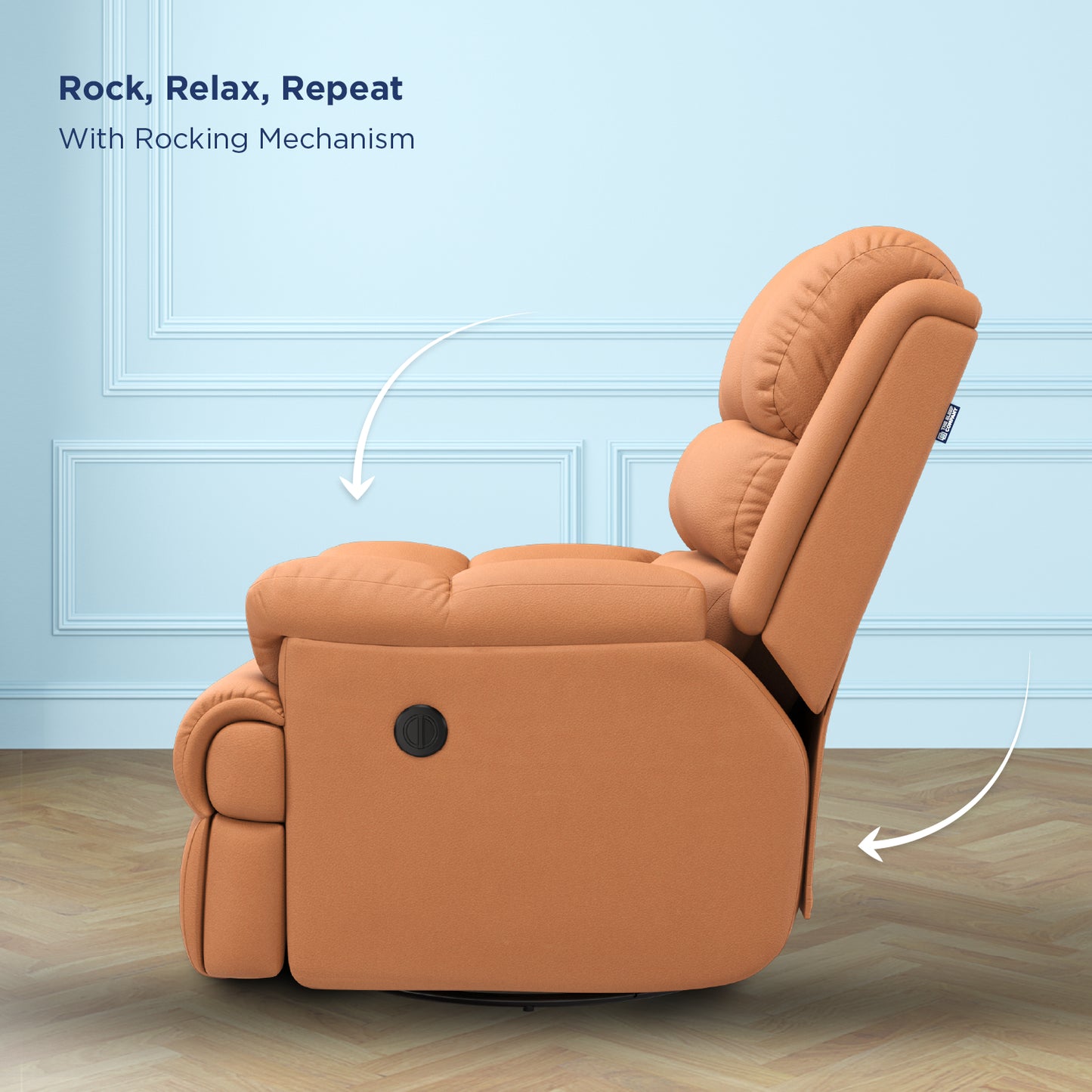 The Sleep Company Luxe Motorised Recliner Sofa