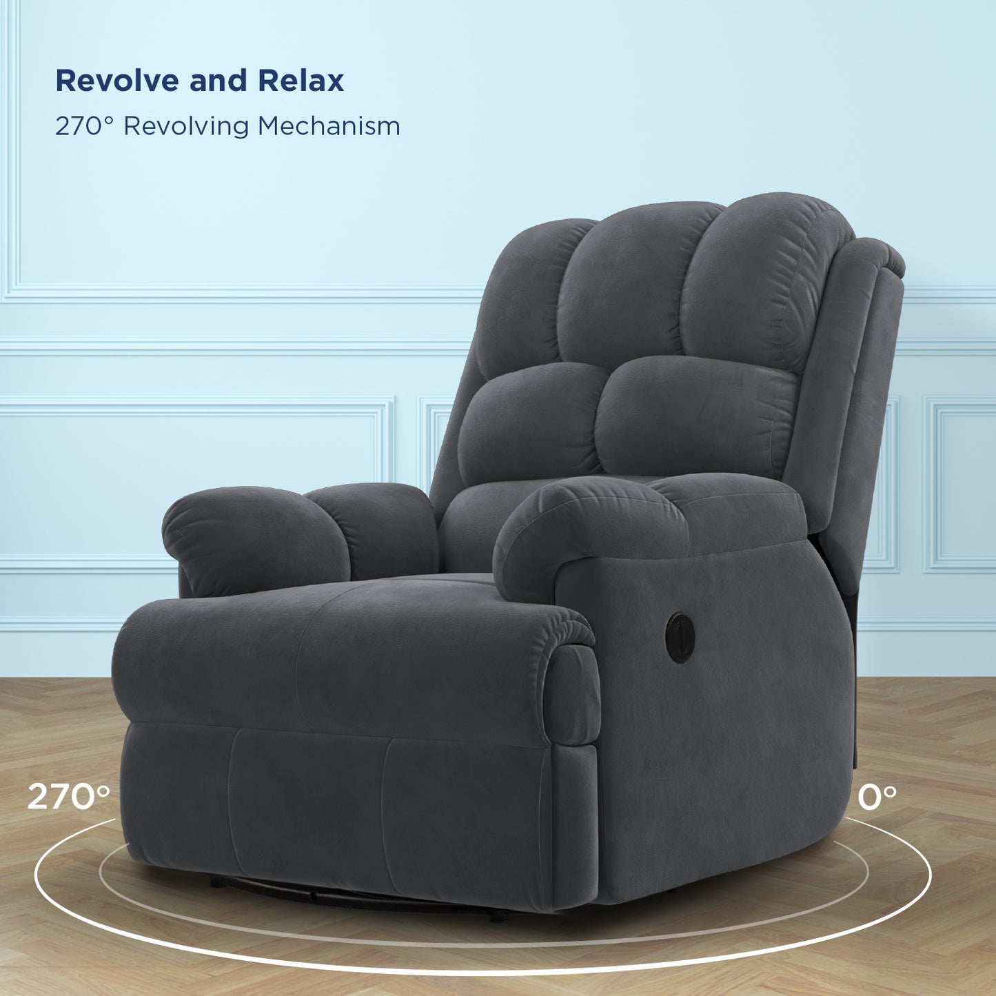 The Sleep Company Luxe Motorised Recliner Sofa
