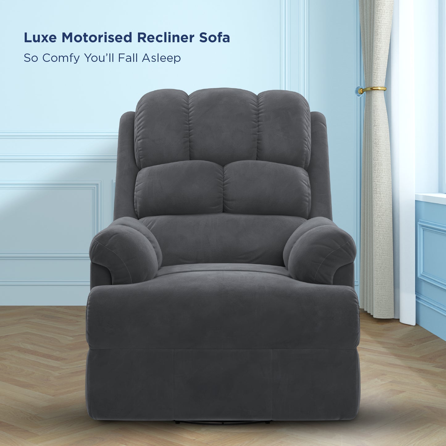 The Sleep Company Luxe Motorised Recliner Sofa