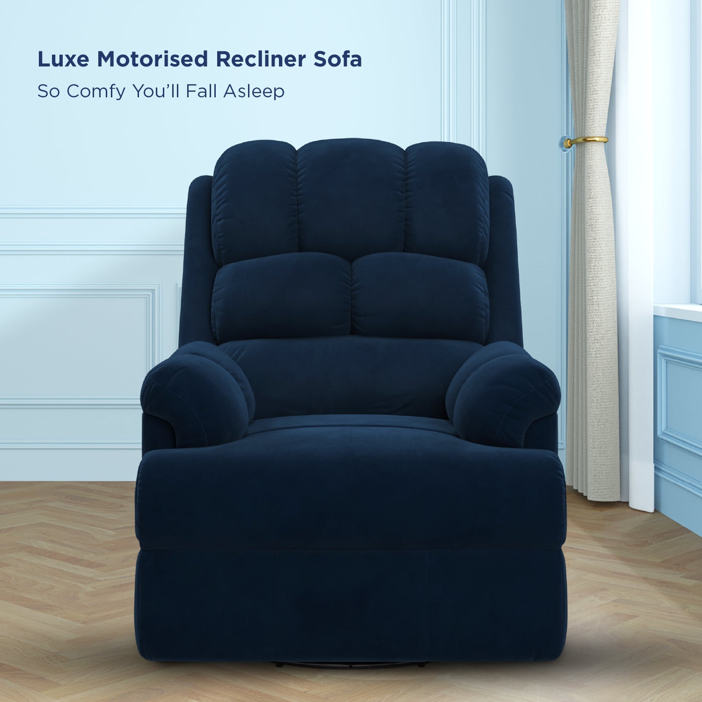 The Sleep Company Luxe Motorised Recliner Sofa