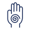 Firmness icon showing a hand