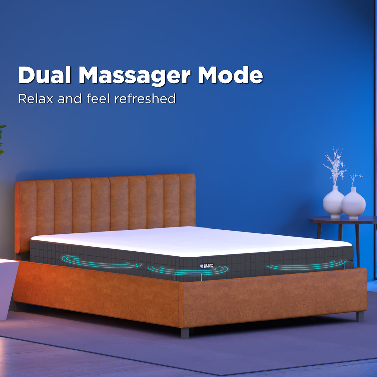 Elev8 Smart Recliner Bed with Leather Frame