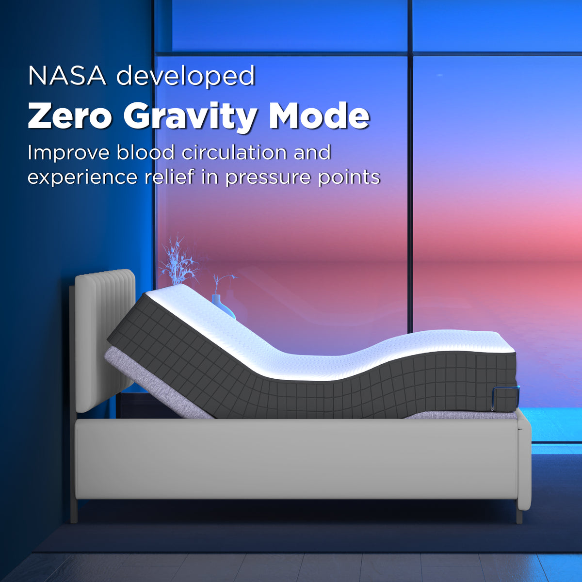 Elev8 Smart Recliner Bed with Italia Frame