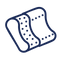 Firmness icon showing a hand