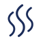 Firmness icon showing a hand