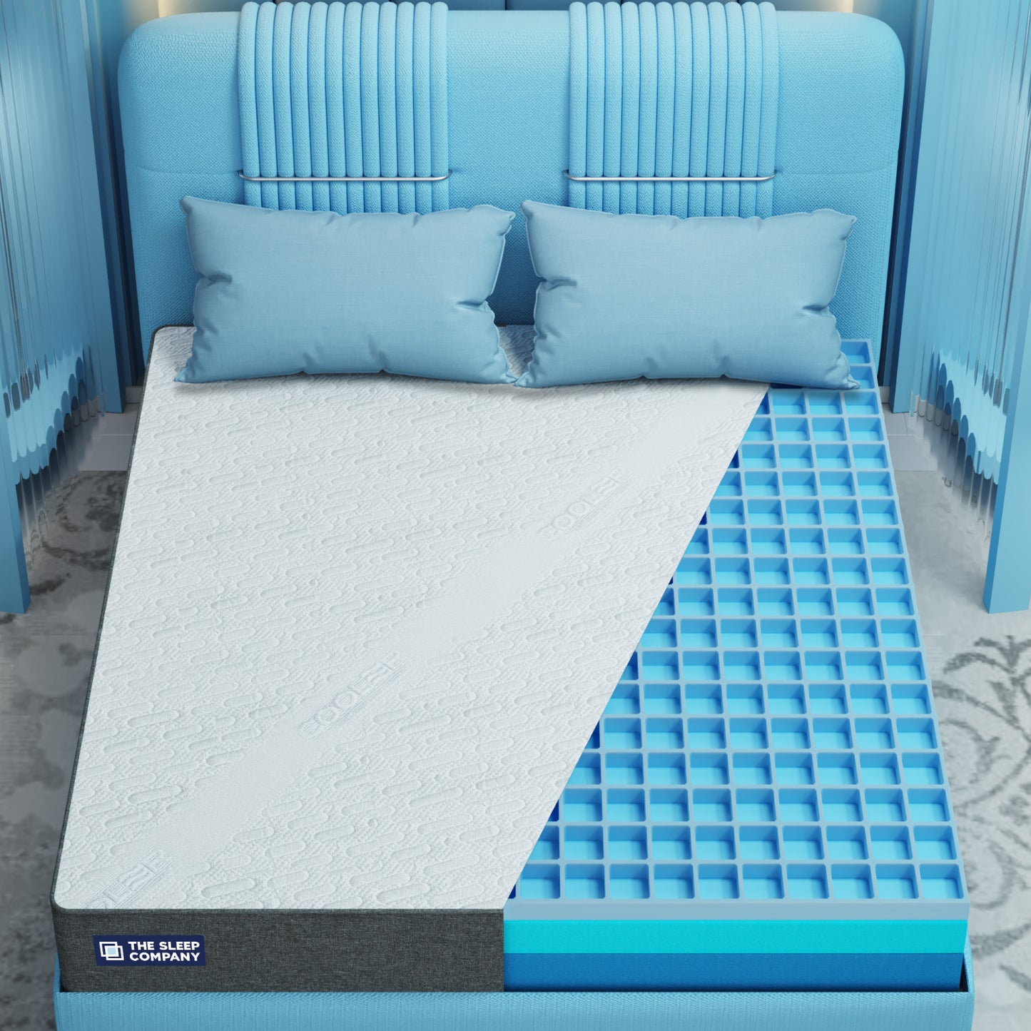 grid cooling mattress