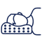 Firmness icon showing a hand