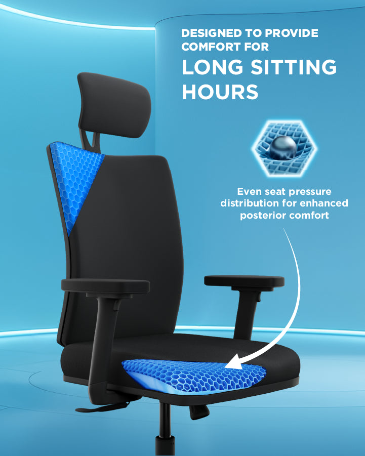 Buy Onyx Orthopedic Office Chair Online @62% OFF The Sleep Company