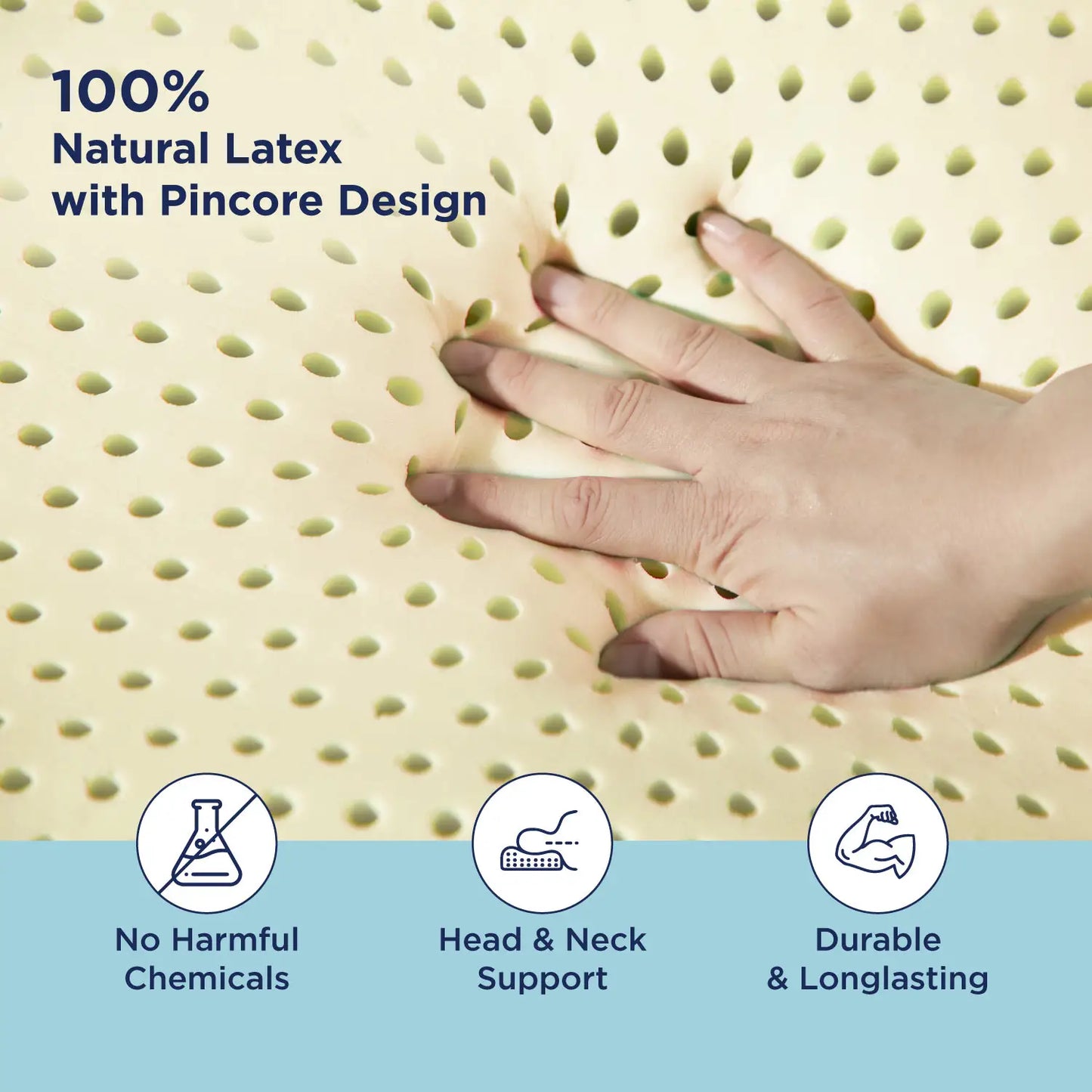 Smart Revlax Pillow SmartGRID 100 Latex Combination The