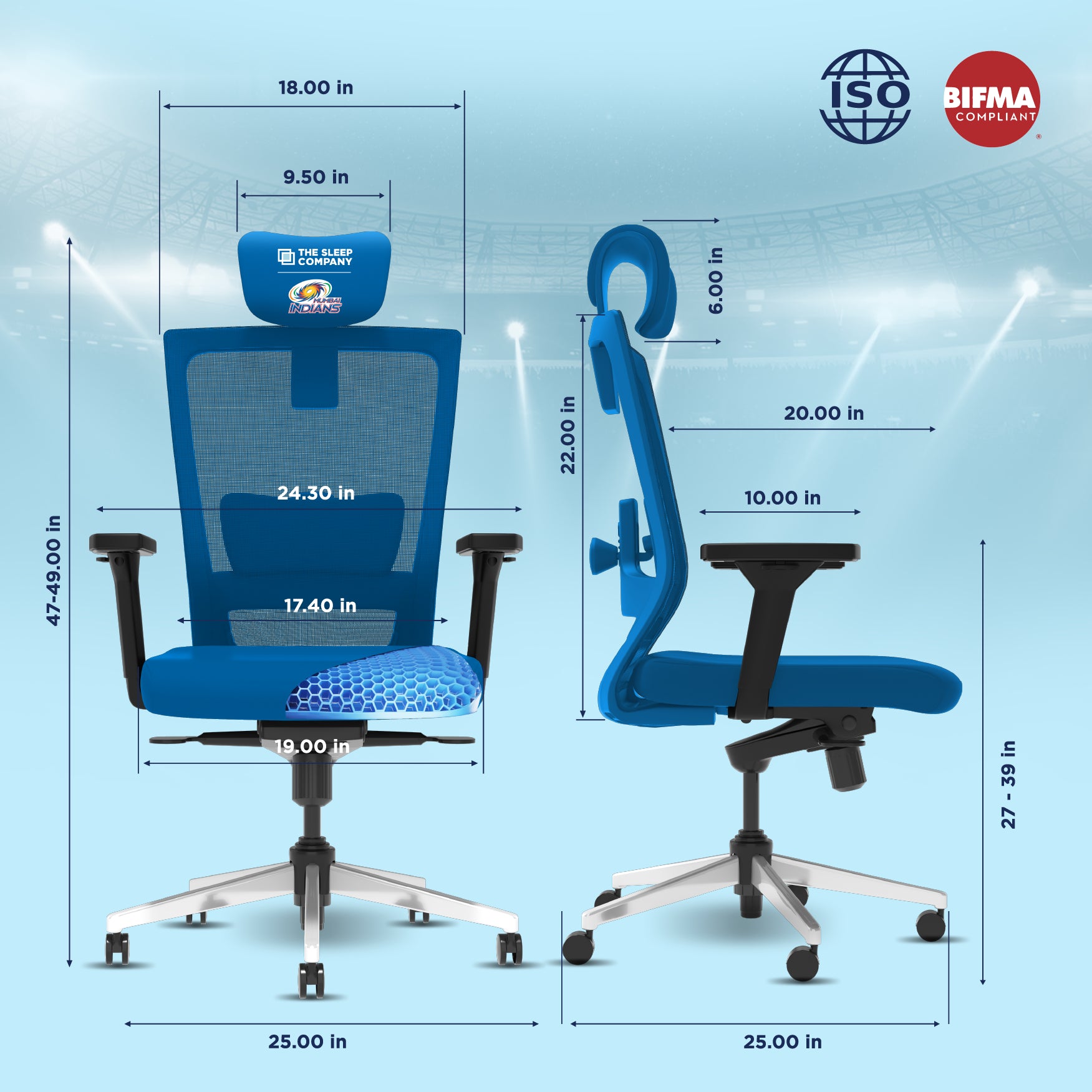 MI Stylux Ergonomic Chair