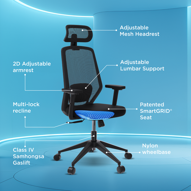 Lumbar Support Best Desk Chair For Computer Work Comfortable Chair