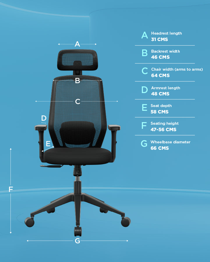 Buy UNO Ergonomic Office Chair Online @57% OFF The Sleep Company