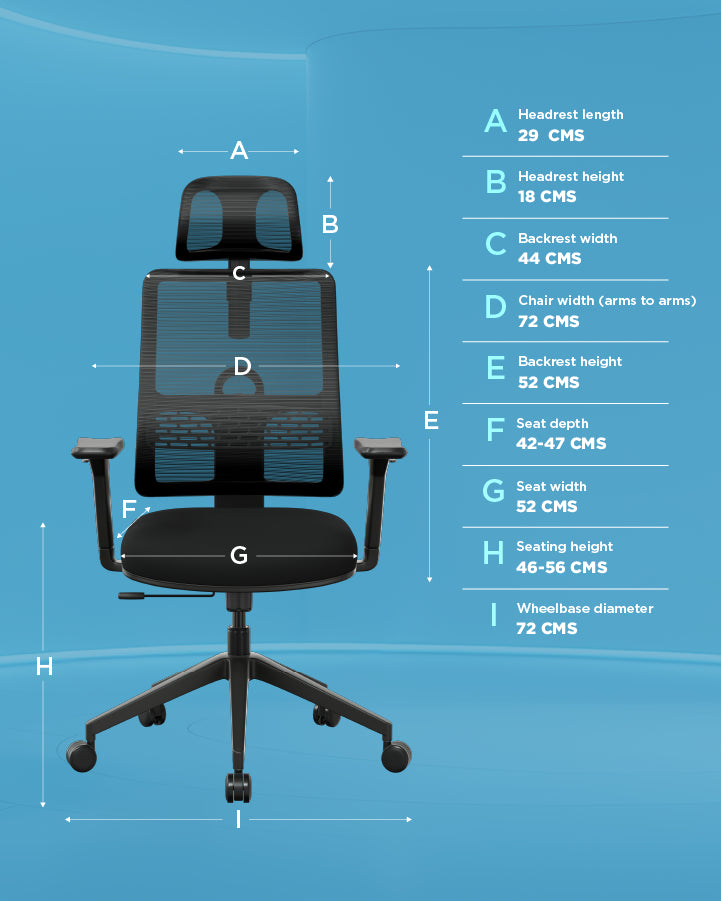 Buy Flex Ergonomic Office Chair Online @57% OFF The Sleep Company