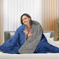 All-Weather Comforter blue and grey